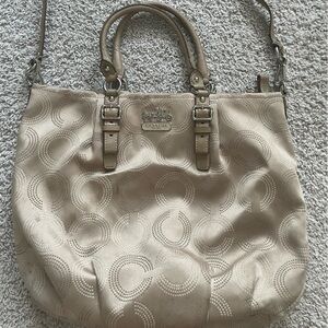 Coach Tan Classic Tote Bag